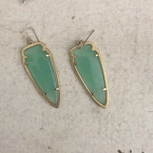 Mint Green Kendra Scott earrings